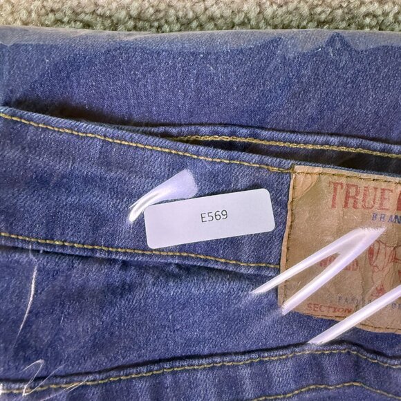 True Religion Geno Relaxed Slim Blue Denim Jeans Boys Size 14 28x28 E569 - Picture 16 of 16